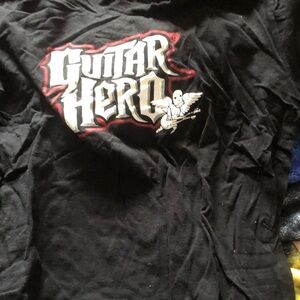 Black Guitar Hero T-Shirt